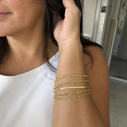 Ellis Renner Set de Pulseras Oro