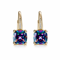 Aretes de Argolla con Piedra Mística