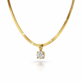 Collar de Oro con Dije de Cristales